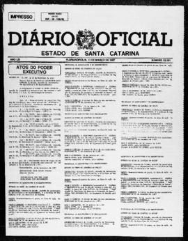 Diário Oficial do Estado de Santa Catarina. Ano 53. N° 13161 de 11/03/1987