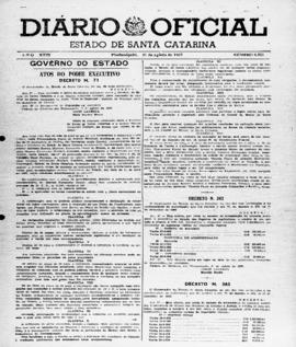 Diário Oficial do Estado de Santa Catarina. Ano 24. Nº 5921 de 21/08/1957