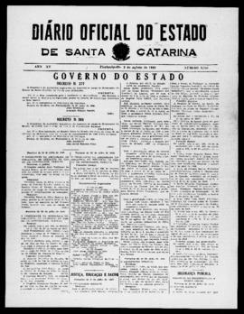 Diário Oficial do Estado de Santa Catarina. Ano 15. N° 3755 de 02/08/1948