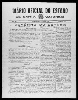 Diário Oficial do Estado de Santa Catarina. Ano 11. N° 2744 de 26/05/1944