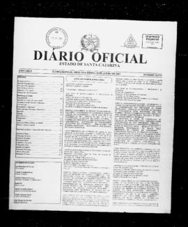 Diário Oficial do Estado de Santa Catarina. Ano 73. N° 18174 de 30/07/2007