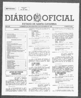 Diário Oficial do Estado de Santa Catarina. Ano 63. N° 15556 de 18/11/1996