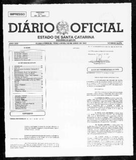 Diário Oficial do Estado de Santa Catarina. Ano 69. N° 16876 de 02/04/2002