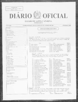 Diário Oficial do Estado de Santa Catarina. Ano 69. N° 17066 de 03/01/2003