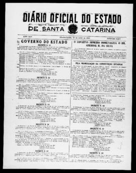 Diário Oficial do Estado de Santa Catarina. Ano 14. N° 3517 de 30/07/1947