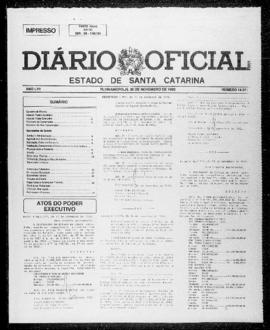 Diário Oficial do Estado de Santa Catarina. Ano 57. N° 14571 de 20/11/1992