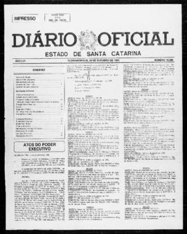 Diário Oficial do Estado de Santa Catarina. Ano 56. N° 14295 de 08/10/1991