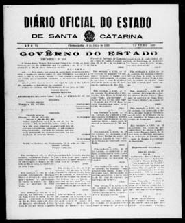 Diário Oficial do Estado de Santa Catarina. Ano 6. N° 1538 de 13/07/1939