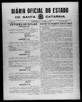Diário Oficial do Estado de Santa Catarina. Ano 10. N° 2644 de 21/12/1943