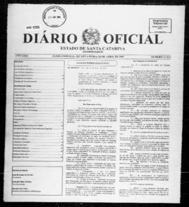 Diário Oficial do Estado de Santa Catarina. Ano 71. N° 17622 de 20/04/2005