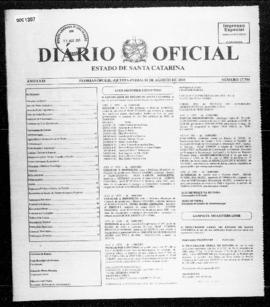 Diário Oficial do Estado de Santa Catarina. Ano 71. N° 17704 de 18/08/2005