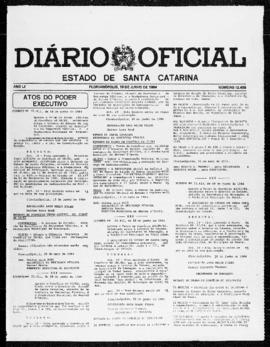 Diário Oficial do Estado de Santa Catarina. Ano 51. N° 12488 de 19/06/1984