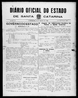Diário Oficial do Estado de Santa Catarina. Ano 5. N° 1397 de 13/01/1939