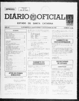 Diário Oficial do Estado de Santa Catarina. Ano 61. N° 15126 de 15/02/1995