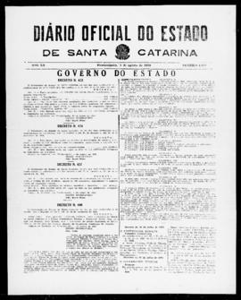 Diário Oficial do Estado de Santa Catarina. Ano 20. N° 4952 de 05/08/1953