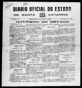 Diário Oficial do Estado de Santa Catarina. Ano 4. N° 906 de 22/04/1937
