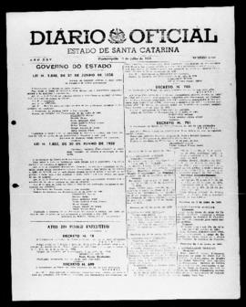 Diário Oficial do Estado de Santa Catarina. Ano 25. N° 6124 de 09/07/1958