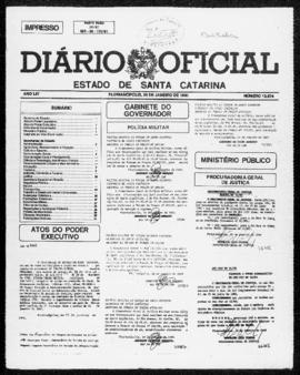 Diário Oficial do Estado de Santa Catarina. Ano 54. N° 13874 de 26/01/1990