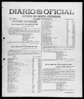 Diário Oficial do Estado de Santa Catarina. Ano 27. N° 6589 de 28/06/1960