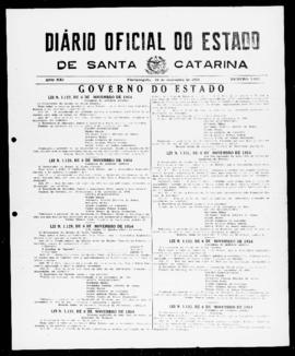 Diário Oficial do Estado de Santa Catarina. Ano 21. N° 5253 de 10/11/1954