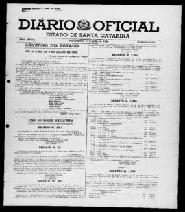 Diário Oficial do Estado de Santa Catarina. Ano 27. N° 6595 de 07/07/1960
