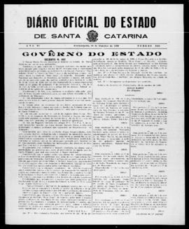Diário Oficial do Estado de Santa Catarina. Ano 6. N° 1610 de 10/10/1939
