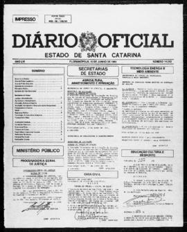 Diário Oficial do Estado de Santa Catarina. Ano 56. N° 14212 de 13/06/1991