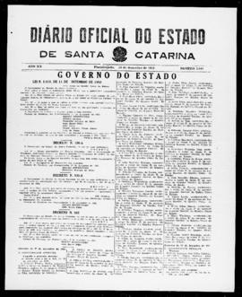 Diário Oficial do Estado de Santa Catarina. Ano 20. N° 5041 de 16/12/1953