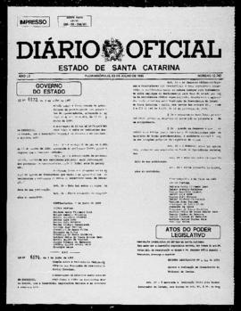 Diário Oficial do Estado de Santa Catarina. Ano 52. N° 12742 de 03/07/1985