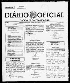 Diário Oficial do Estado de Santa Catarina. Ano 65. N° 16048 de 20/11/1998
