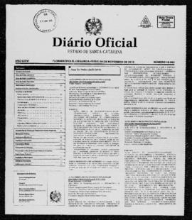 Diário Oficial do Estado de Santa Catarina. Ano 76. N° 18965 de 08/11/2010