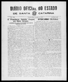 Diário Oficial do Estado de Santa Catarina. Ano 8. N° 2073 de 08/08/1941