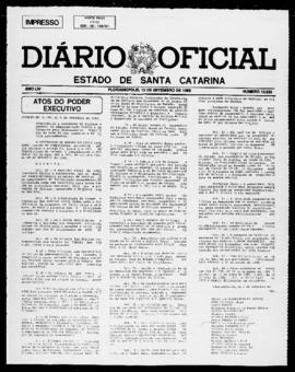 Diário Oficial do Estado de Santa Catarina. Ano 54. N° 13535 de 12/09/1988