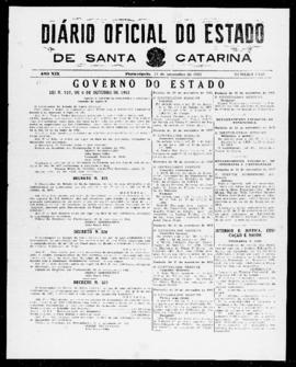 Diário Oficial do Estado de Santa Catarina. Ano 19. N° 4788 de 21/11/1952
