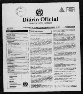 Diário Oficial do Estado de Santa Catarina. Ano 76. N° 19025 de 09/02/2011