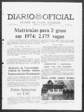 Diário Oficial do Estado de Santa Catarina. Ano 39. N° 9905 de 11/01/1974