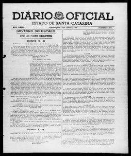 Diário Oficial do Estado de Santa Catarina. Ano 27. N° 6617 de 08/08/1960