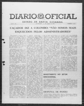 Diário Oficial do Estado de Santa Catarina. Ano 40. N° 10106 de 31/10/1974