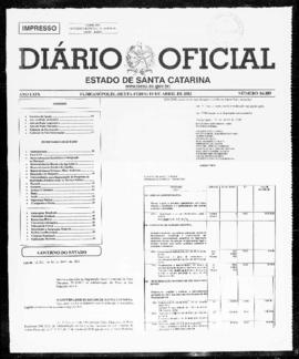 Diário Oficial do Estado de Santa Catarina. Ano 69. N° 16889 de 19/04/2002