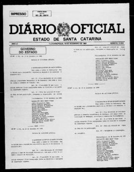 Diário Oficial do Estado de Santa Catarina. Ano 52. N° 12859 de 18/12/1985