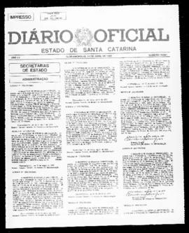 Diário Oficial do Estado de Santa Catarina. Ano 55. N° 13681 de 14/04/1989