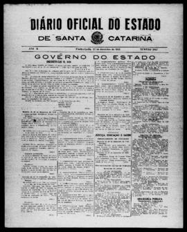 Diário Oficial do Estado de Santa Catarina. Ano 10. N° 2647 de 27/12/1943