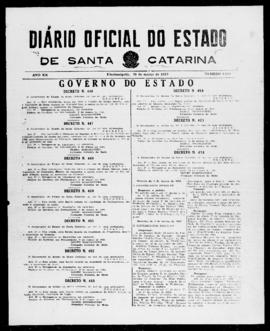 Diário Oficial do Estado de Santa Catarina. Ano 20. N° 4863 de 20/03/1953