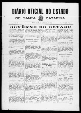 Diário Oficial do Estado de Santa Catarina. Ano 6. N° 1588 de 14/09/1939