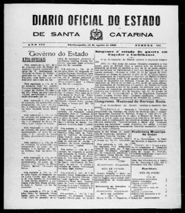 Diário Oficial do Estado de Santa Catarina. Ano 3. N° 712 de 15/08/1936