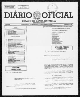 Diário Oficial do Estado de Santa Catarina. Ano 67. N° 16497 de 13/09/2000