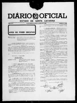 Diário Oficial do Estado de Santa Catarina. Ano 46. N° 11532 de 05/08/1980