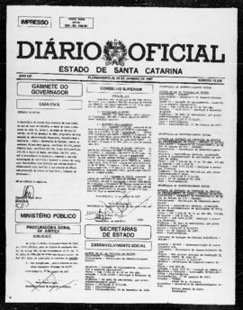 Diário Oficial do Estado de Santa Catarina. Ano 53. N° 13120 de 09/01/1987