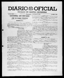 Diário Oficial do Estado de Santa Catarina. Ano 25. N° 6108 de 11/06/1958