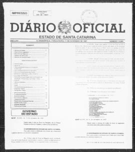 Diário Oficial do Estado de Santa Catarina. Ano 64. N° 15800 de 11/11/1997